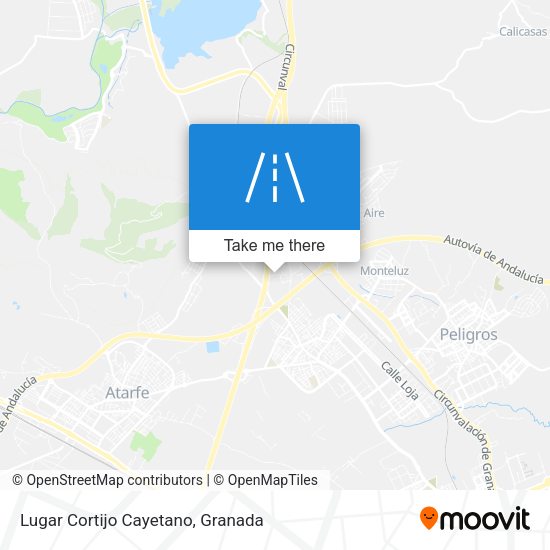 Lugar Cortijo Cayetano map
