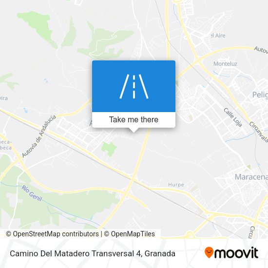 Camino Del Matadero Transversal 4 map