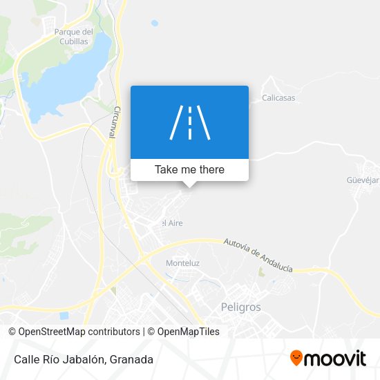 Calle Río Jabalón map