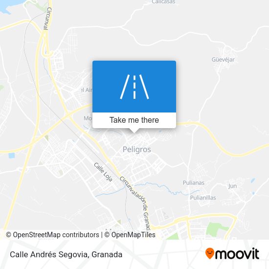 Calle Andrés Segovia map
