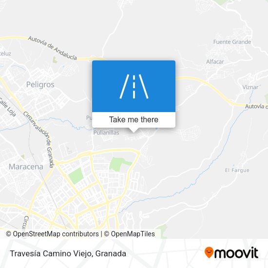 Travesía Camino Viejo map