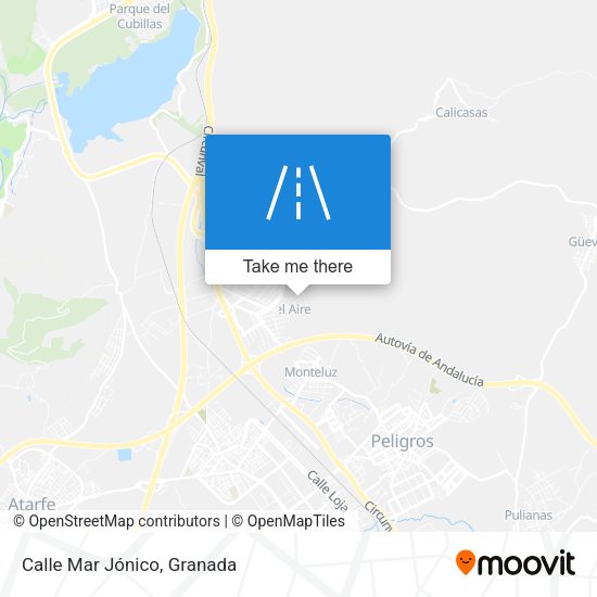 Calle Mar Jónico map