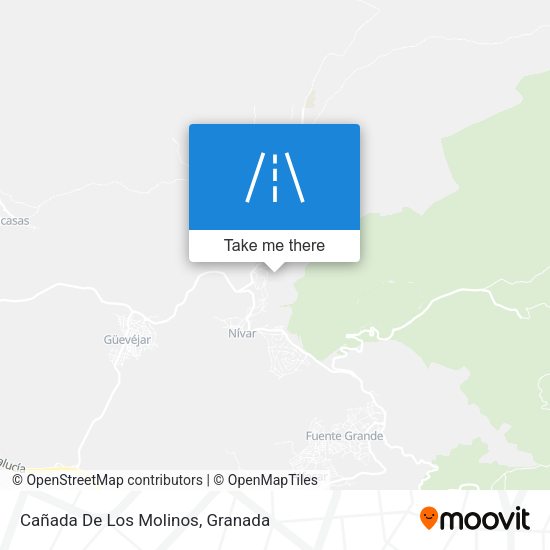 Cañada De Los Molinos map