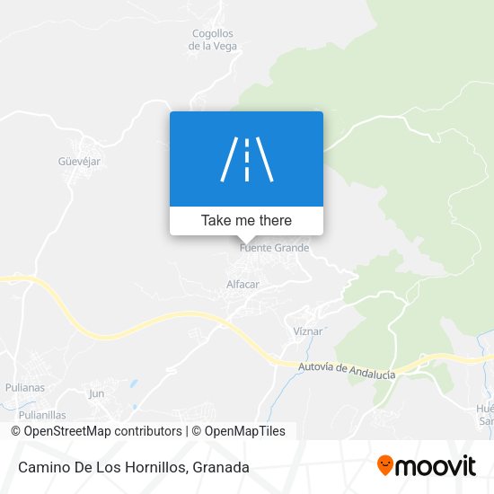 Camino De Los Hornillos map