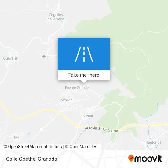 Calle Goethe map