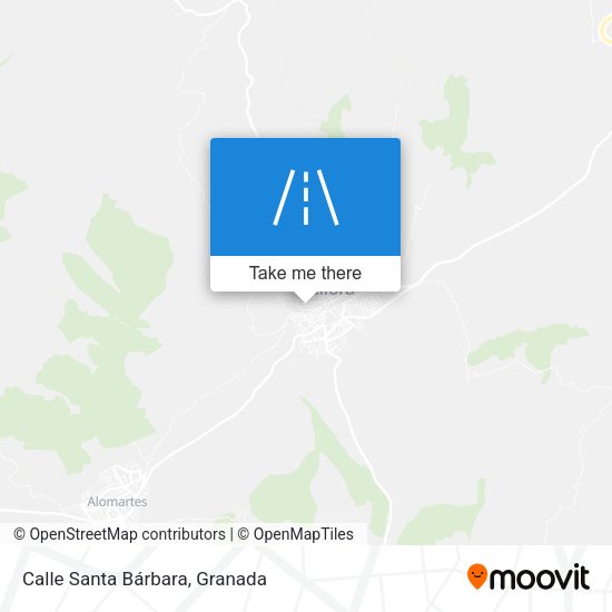 Calle Santa Bárbara map