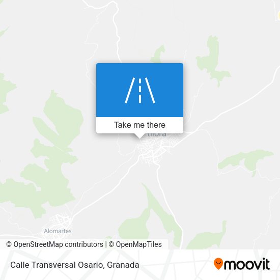 Calle Transversal Osario map