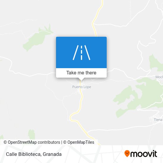 Calle Biblioteca map
