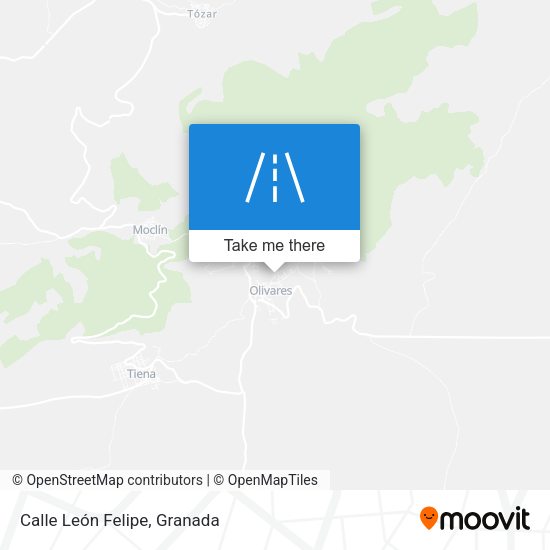 Calle León Felipe map