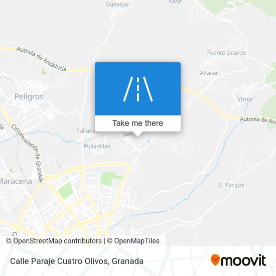 Calle Paraje Cuatro Olivos map