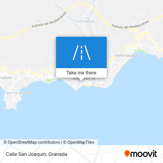 Calle San Joaquín map