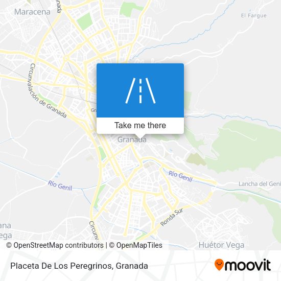 Placeta De Los Peregrinos map