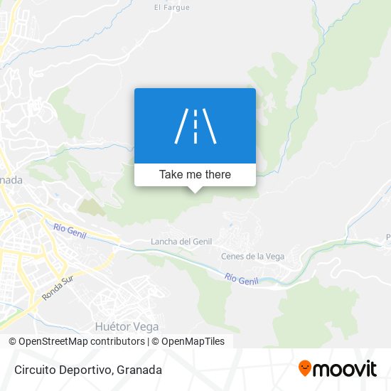 Circuito Deportivo map