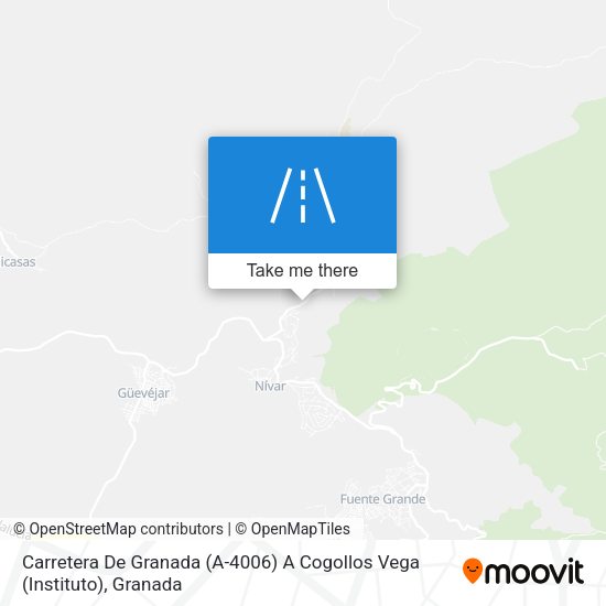 Carretera De Granada (A-4006) A Cogollos Vega (Instituto) map