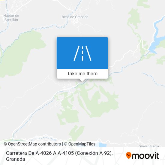 Carretera De A-4026 A A-4105 (Conexión A-92) map