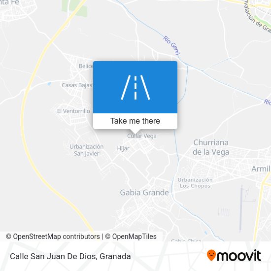 Calle San Juan De Dios map