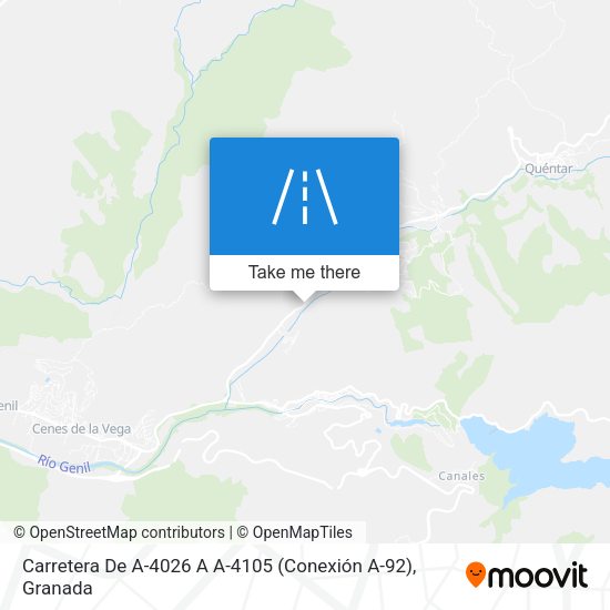 Carretera De A-4026 A A-4105 (Conexión A-92) map