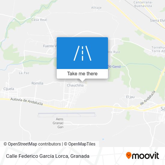 Calle Federico García Lorca map