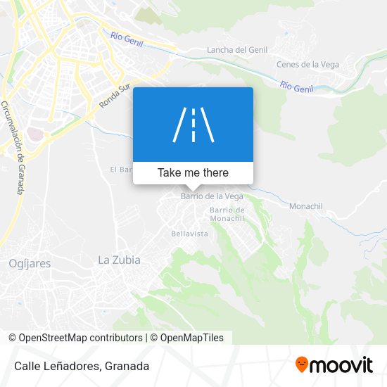 Calle Leñadores map