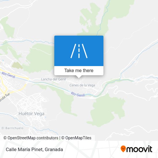 Calle María Pinet map