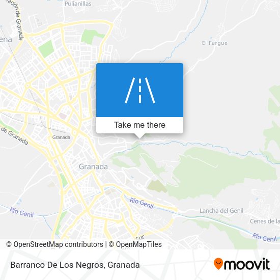 Barranco De Los Negros map