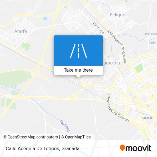 Calle Acequia De Tetinos map