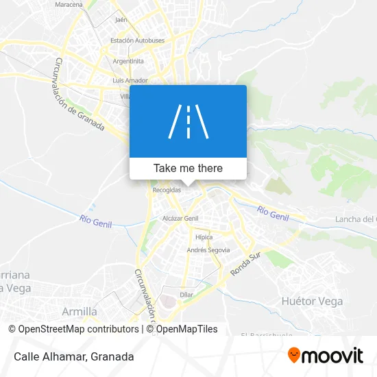 mapa Calle Alhamar