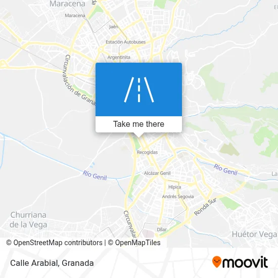Calle Arabial map