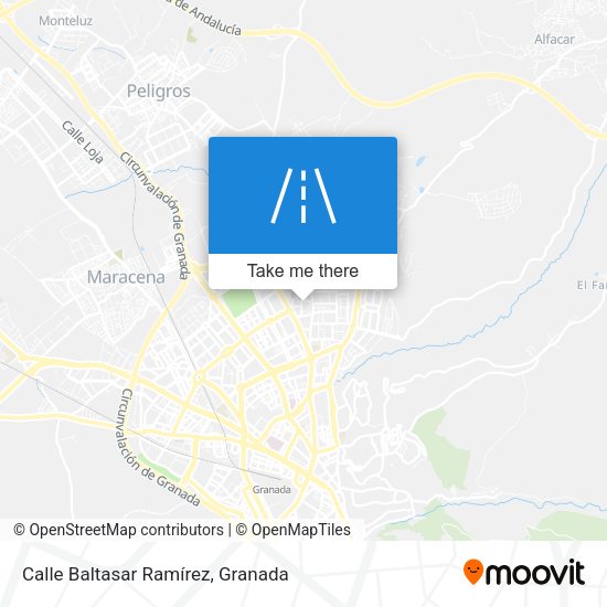 Calle Baltasar Ramírez map