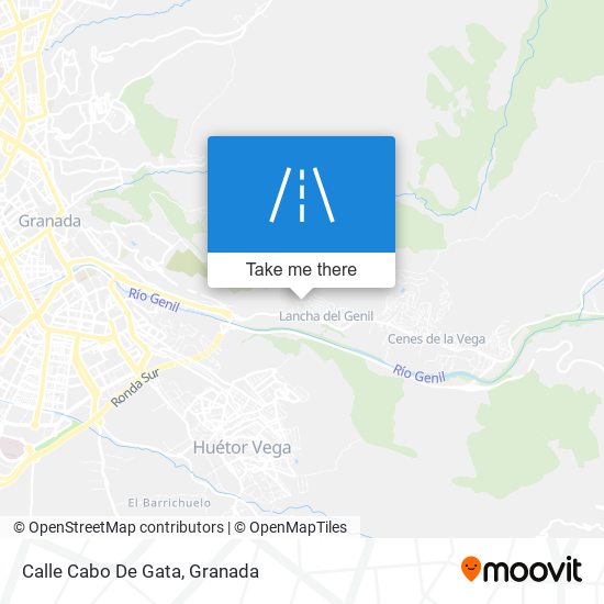 mapa Calle Cabo De Gata