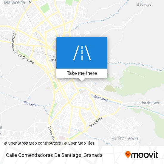 Calle Comendadoras De Santiago map