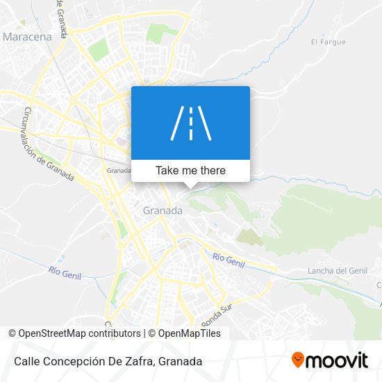 Calle Concepción De Zafra map