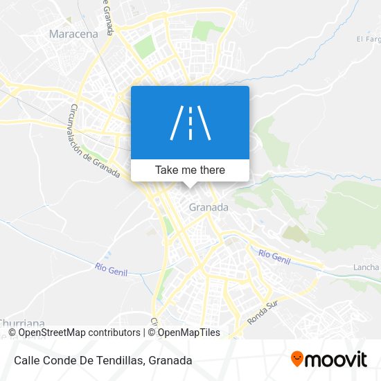 Calle Conde De Tendillas map