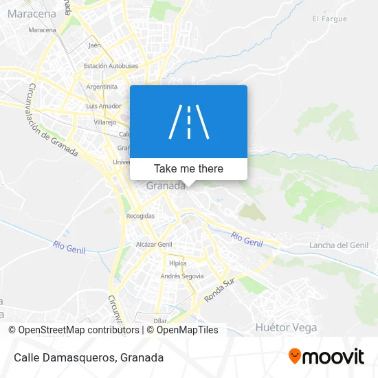Calle Damasqueros map
