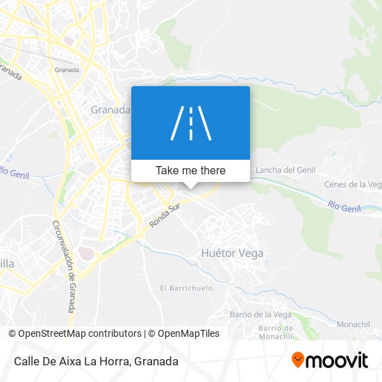 mapa Calle De Aixa La Horra