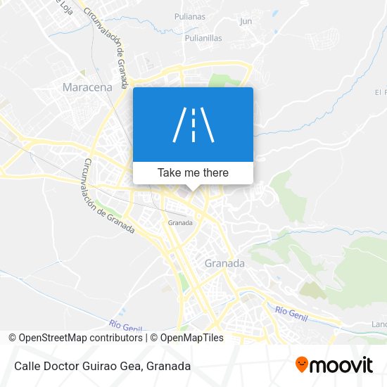 Calle Doctor Guirao Gea map