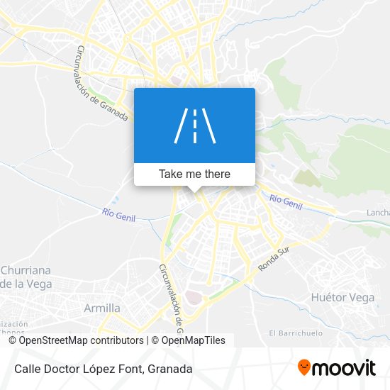 Calle Doctor López Font map