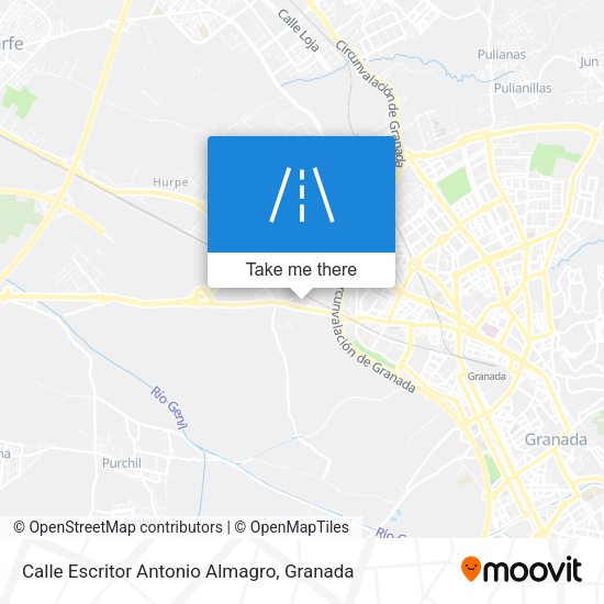 Calle Escritor Antonio Almagro map
