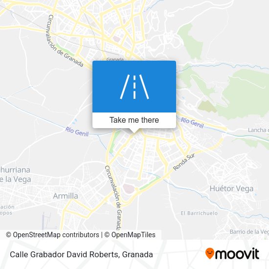 Calle Grabador David Roberts map