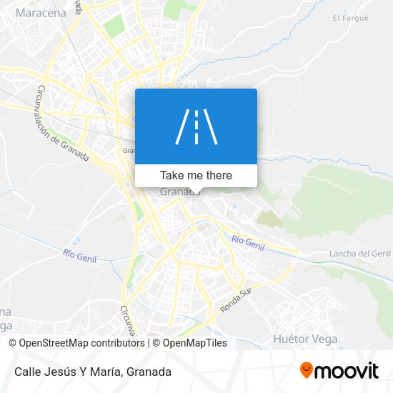 Calle Jesús Y María map