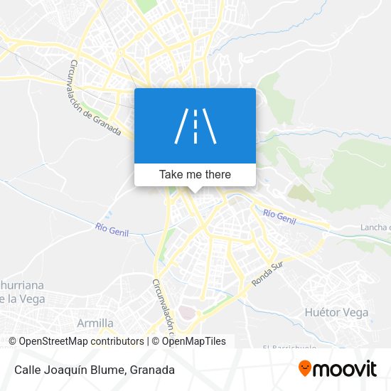 Calle Joaquín Blume map