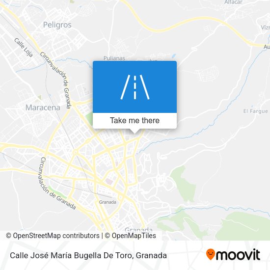 Calle José María Bugella De Toro map