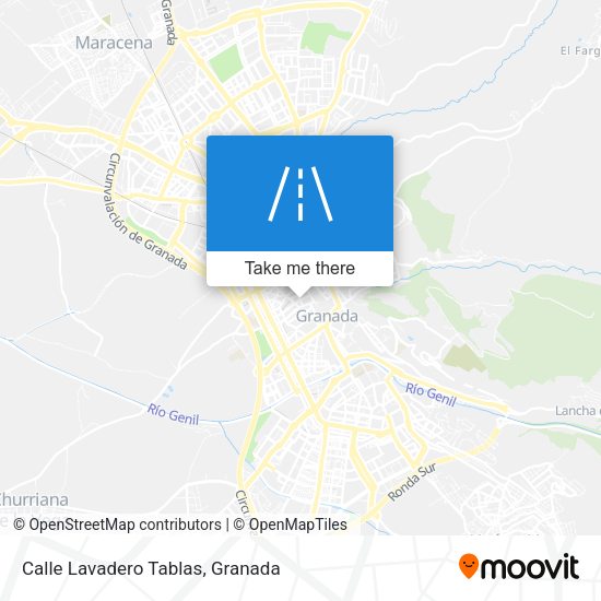 Calle Lavadero Tablas map