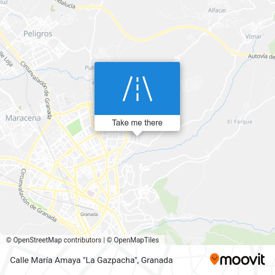 Calle María Amaya "La Gazpacha" map