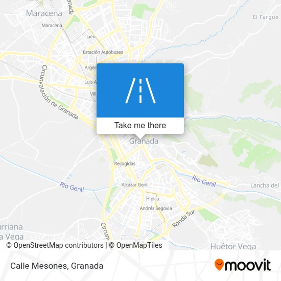 Calle Mesones map