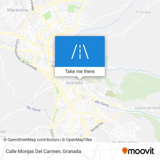 Calle Monjas Del Carmen map