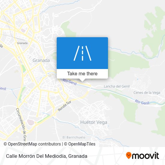 Calle Morrón Del Mediodía map