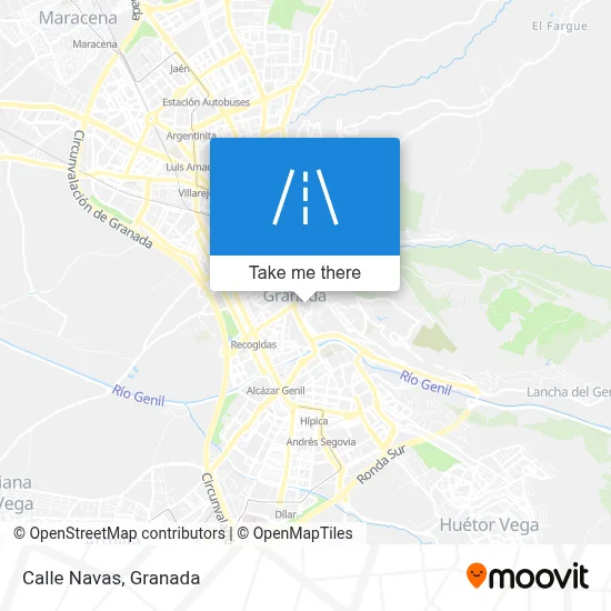 Calle Navas map