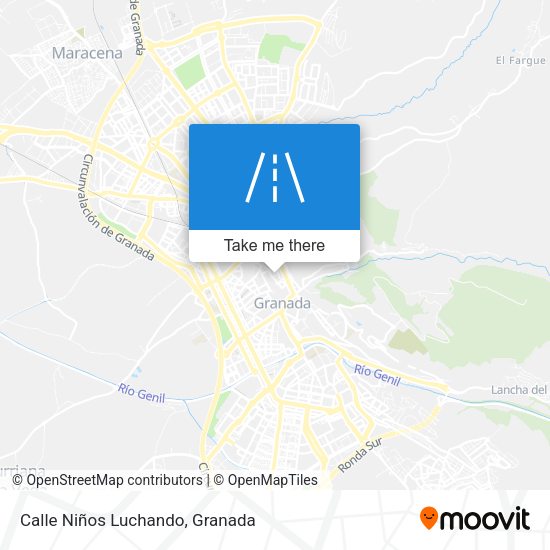 Calle Niños Luchando map