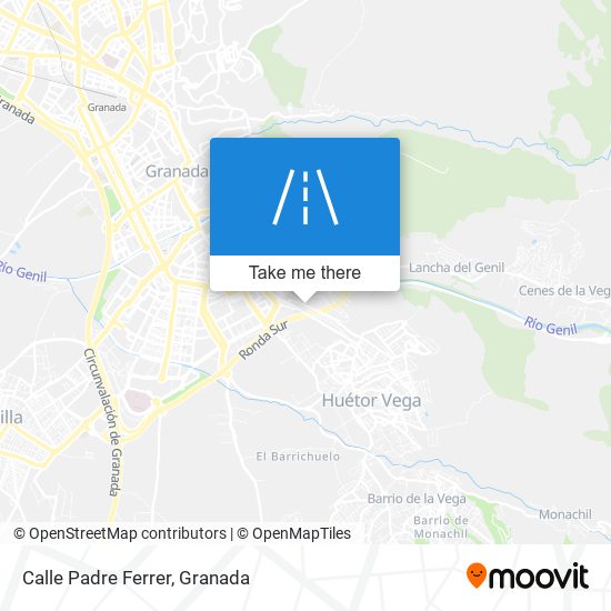 How to get to Calle Padre Ferrer in Granada by Bus or Metro?